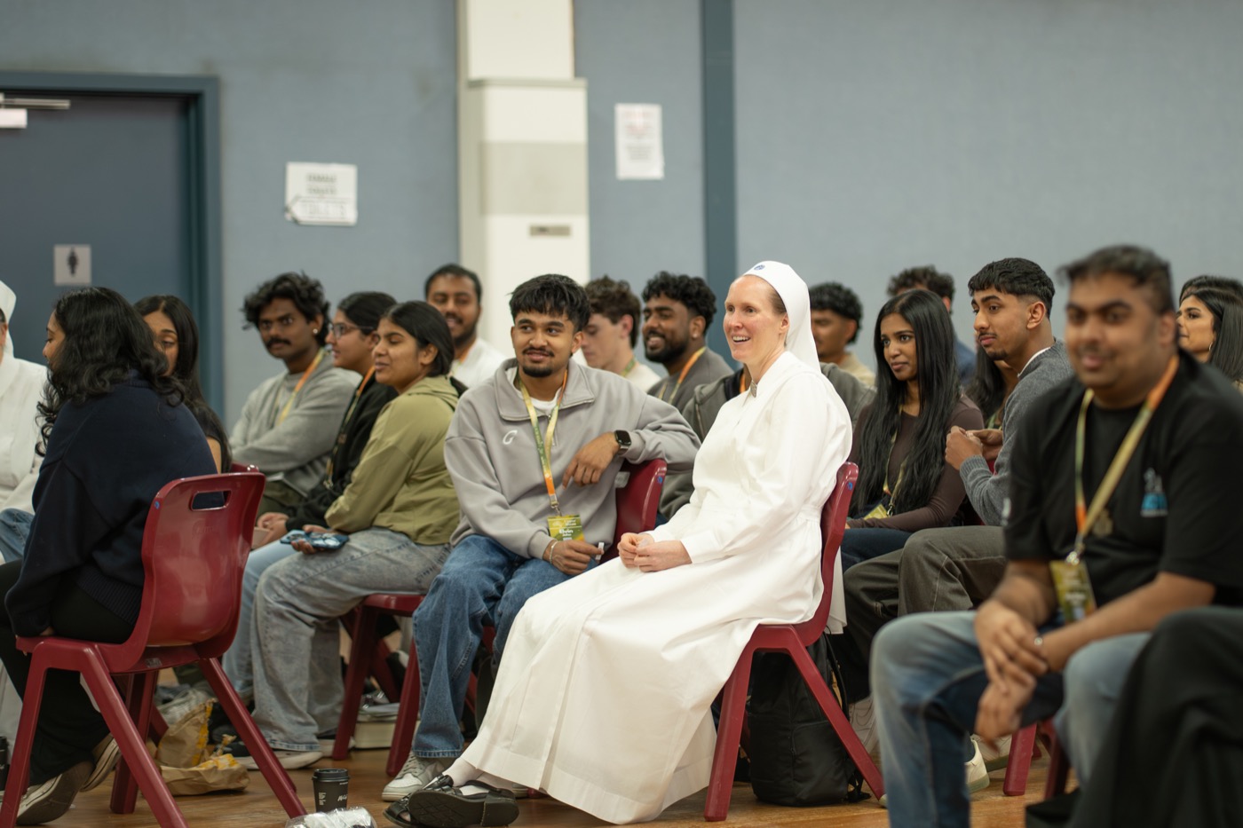 JY Australia event — attendees at a session